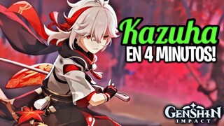 KAZUHA EN 4 MINUTOS! 🍃🗡️ | Genshin Impact - Guía Kazuha