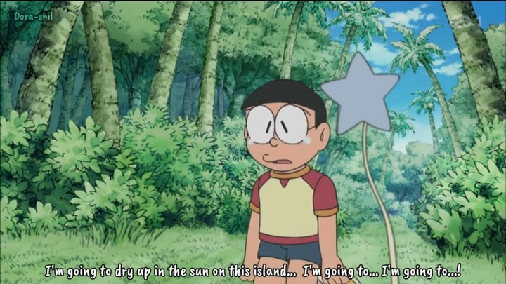 Nobita Spends 3000 Days on a Deserted Island hindi OBS