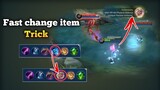 Change your item while in the middle of team fights | Fast change item trick | MLBB