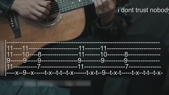 【Guitar Tutorial】i dont trust nobody / not even her--Shiloh Dynasty