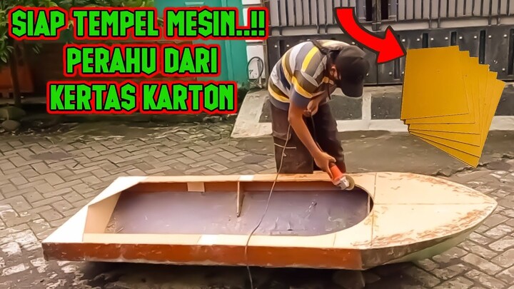 (vlog) diy boat/perahu| membuat perahu dari bahan sederhana. part 1