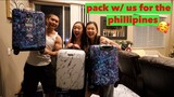 PACK WITH US FOR THE PHILIPPINES! Vlogmas Day 14 | Nicole Laeno