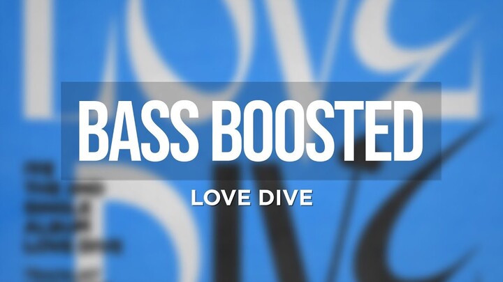 【LOVEDIVE بالصوت المنخفض العميق】IVE LOVEDIVE النسخة المطورة ذات الصوت المنخفض العميق *مخصصة للاستخدا