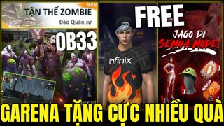 Free Fire - Bất Ngờ Garena Sắp Mở Lại Chế Độ Zombie Mới OB33, Garena Tặng Skin Súng Và Rất Nhiều Quà