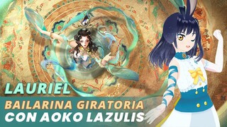 Arena of Valor: Lauriel Bailarina Giratoria con Aoko Lazulis 🐰🌙