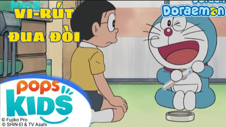 [S10] Doraemon - Tập 495|Biến Cá Thành Tàu - Vi-Rút Đua Đòi|Bilibili