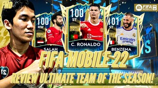 FIFA Mobile 22 Indonesia | Best Card Design, Best Animation & End Game Stats Players! Review UTOTS!