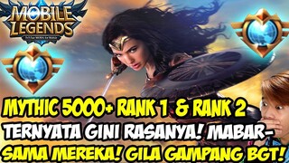 Ternyata Begini Rasanya Main Bareng Top Global 1 Ranked & Top 2 Ranked (MYTHIC POINT 5000+)