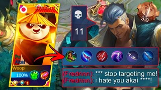 DESTROYING New Hero FREDRINN using FULL DAMAGE Build On AKAI! 😱