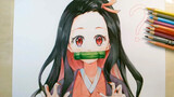 [Painting][Demon slayer] Cute Kamado Nezuko