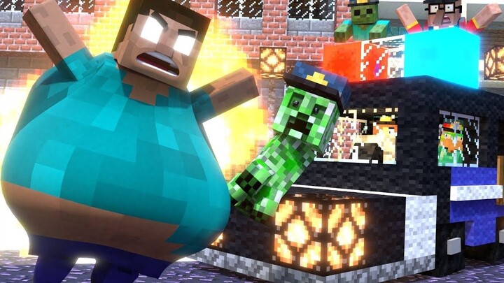 [Chinese subtitles/official version] Fat Herobrine's Daily Life Episode 4