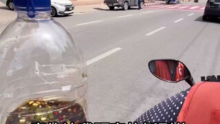 I took a motorcycle taxi to pickle the food and it took me almost a whole day to finish it.