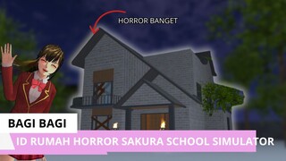 Id rumah Horror sakura school simulator