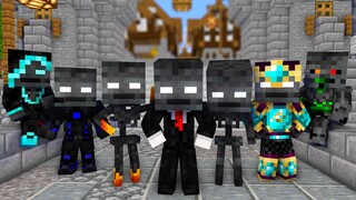 Monster School : WITHER SKELETON BROTHERS - Minecraft Animation