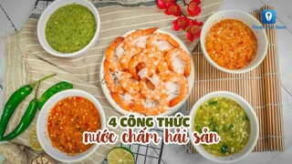 Hướng dẫn cách làm 4 CÔNG THỨC NƯỚC CHẤM HẢI SẢN | Feedy TV