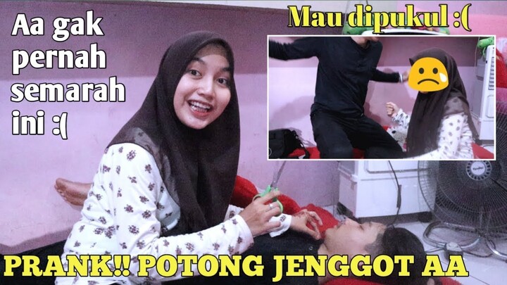 PRANK POTONG JENGGOT KESAYANGAN AA ! SAMPE DI BENTAK BENTAK DAN MAU DI PUKUL :(