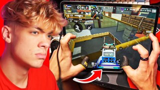 Solo Wraith 5000 Damage HANDCAM GAMEPLAY! (Apex Mobile)