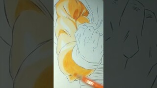 Drawing Goku [Dragon Ball Super] #shorts #dragonballsuper