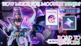 HOW MUCH 💎/DIAMONDS FOR HANABI ALLSTAR "MOONLIT NINJA" SKIN IN NEW MOONLIT WISH DRAWS EVENT | MLBB