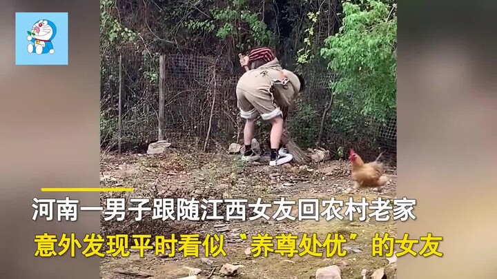 Chàng trai theo bạn gái từ Giang Tây về quê, bất ngờ phát hiện một mặt khác của cô, mừng rỡ tột độ: 