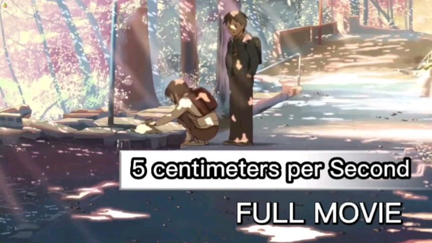 5 centimeters per second full movie english dub hot sale