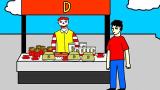 Animasi Horor: Restoran Cepat Saji Badut