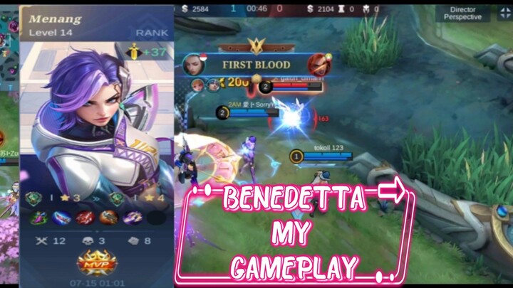 GAMEPLAY BENEDETTA COCOK PAKE SOUND INI 😱😱