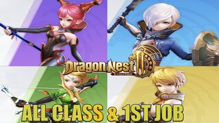 Dragon Nest 2 CBT - Semua Class  dan 1st Job , sama dengan Versi PC ? ?