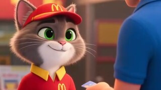 McDonalds  Cat 🍔🍟🍗
