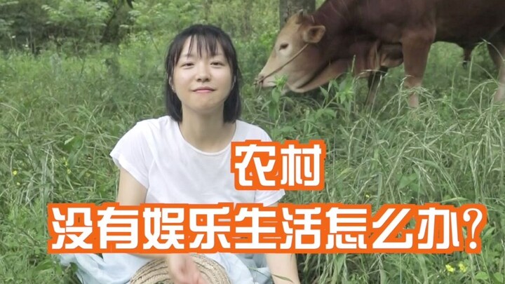 农村，没有娱乐生活怎么办？