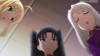 Shirou memanggil Illya untuk bangun, tapi Illya menariknya ke dalam pelukannya dan menciumnya...