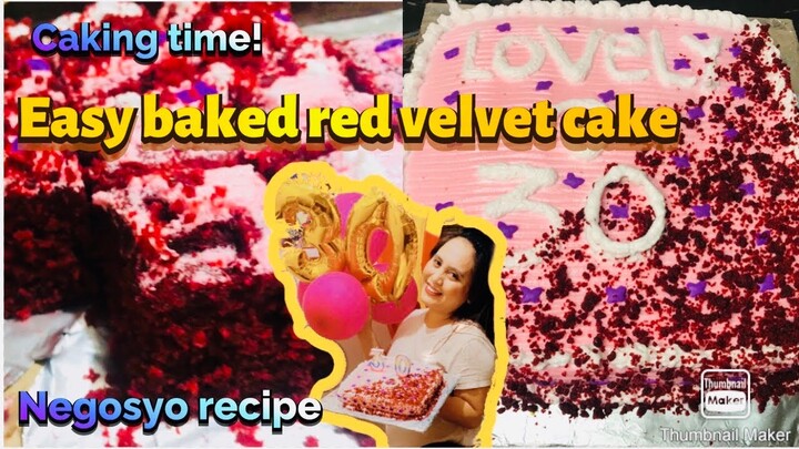 RED VELVET CAKE |BEGINNERS |NEGOSYO RECIPE |PART 1 |Viv Quinto