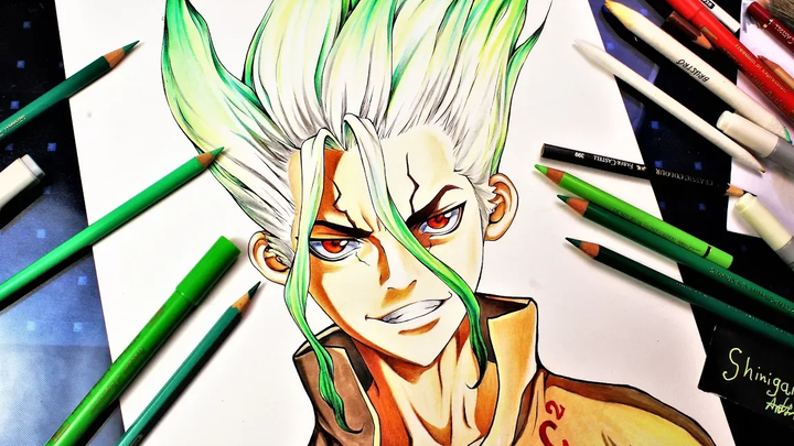 วาด Senku --DOCTOR STONE 🧪