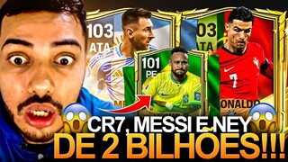 CR7 99, MESSI & NEYMAR CHEGARAM NO TIME! 🤯🔥 TRIO DOS SONHOS DE 2 BILHÕES 🤑 - FC MOBILE 2024