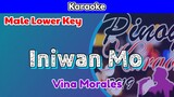 Iniwan Mo by Vina Morales (Karaoke : Male Lower Key)