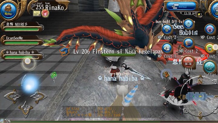 Toram online -( hb vs fins )