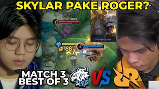 evos vs rrq match 3!! SKYLAR PAKE ROGER?? BUSET INII TROLL APA GMN??