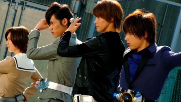 Single fight? The righteous Kamen Rider is a group fight! Kamen Rider multiplayer (4 or more) super 