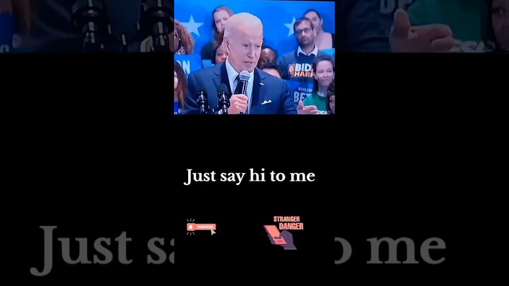 Stranger Danger Joe Biden compilation!! #reaction #funny #compilation