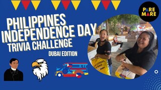 Philippine Independence Day Trivia Challenge 💡✏️ Dubai Edition 🇵🇭🇦🇪