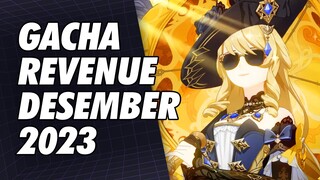 Gacha Revenue Desember 2023