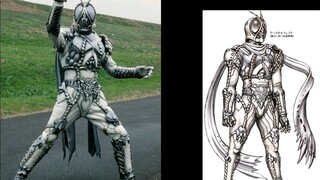 So sánh số liệu thống kê và thiết kế quái vật Kamen Rider 555