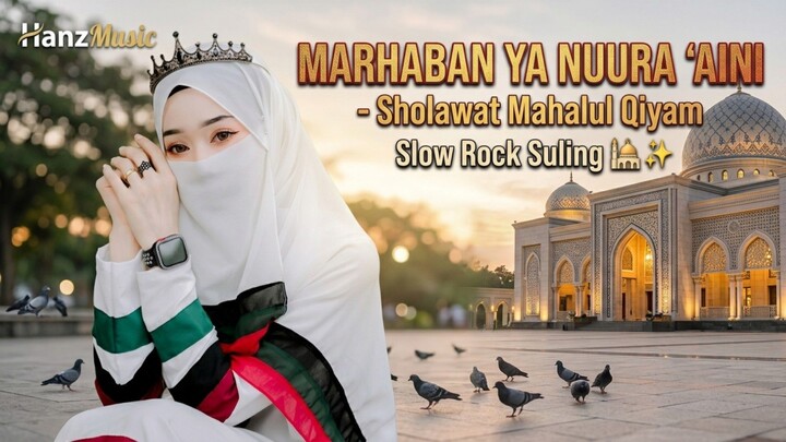 Sholawat Marhaban Ya Nuura 'Aini - Slow Rock Suling Version (Female Vocal) | HanzMusic