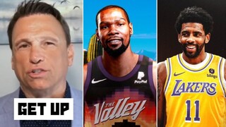 GET UP | Tim Legler believes Kevin Durant will play for the Suns next season, Kyrie Irving to Lakers