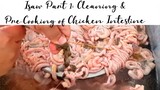 Isaw Recipe Part 1: How to Clean Chicken Intestines | Pre-Cooking of Isaw NO FOOD COLOR |