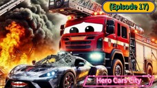 Hero Cars City (Episode 17) The New Special Golden Cars