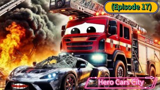 Hero Cars City (Episode 17) The New Special Golden Cars