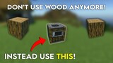 Do not Use Wood Instead Use This For Fuel in Minecraft 1.19