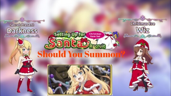 Should You Summon | Konosuba Fantastic Days | New Units Christmas Darkness, Wiz and Iris