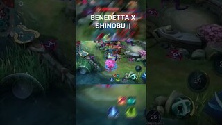 BENEDETTA X SHINOBU || #shorts #benedetta #mobilelegends #benedettamlbb #montage #benedettasavage
